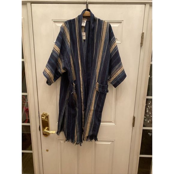 Free People Kimono Duster Western  Colorful O/S NEW - Picture 2 of 10